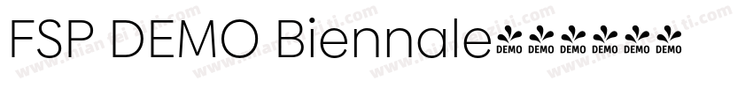 FSP DEMO Biennale字体转换